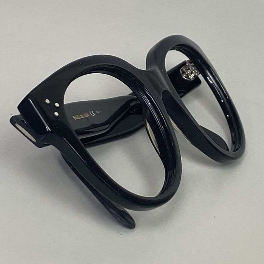 CELINE CL41755 Audrey 807/3H Black Cat eyeglasses 55-22-145 Italy Classic Frame - Picture 11 of 14